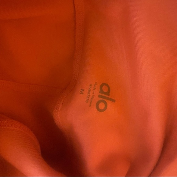 Alo yoga 7/8 High-Waist Airbrush Legging coral medium 8/10 - Picture 4 of 4